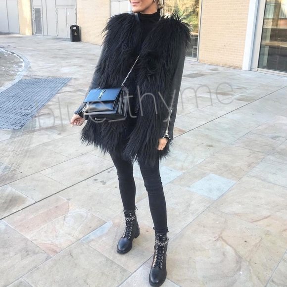 Zara LEATHER Studded Boots - Picture 9 of 14